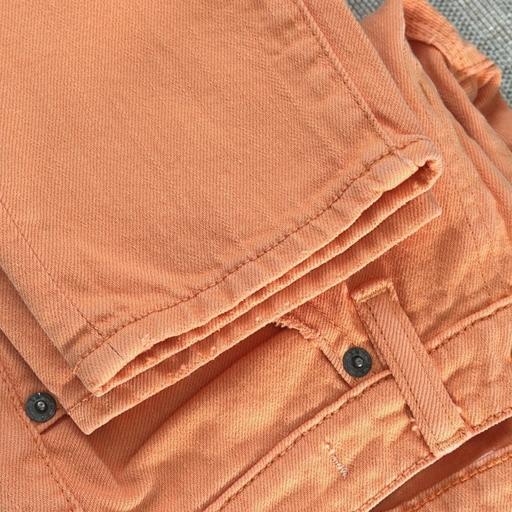 Ralph Lauren Denim & Supply Orange Cropped Jeans - Picture 13 of 13
